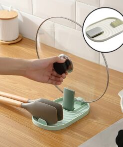 Green Spoon Rest Holder  Kitchen Cooking Tools