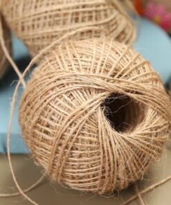 100M Handmade Jute Rope Cords Photo Hanging String