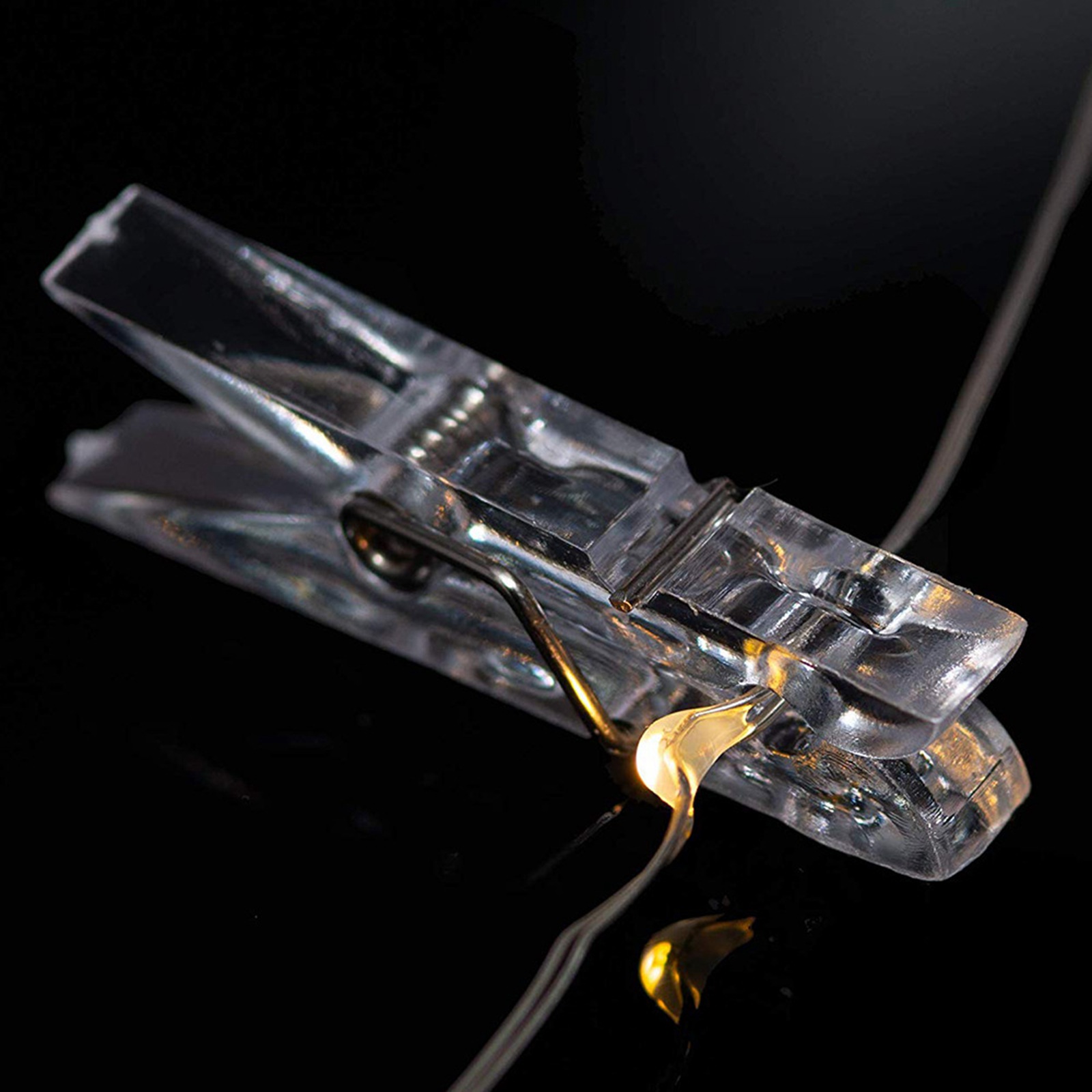 50CM 50 LED Hanging Picture Photo Clip - Image 5