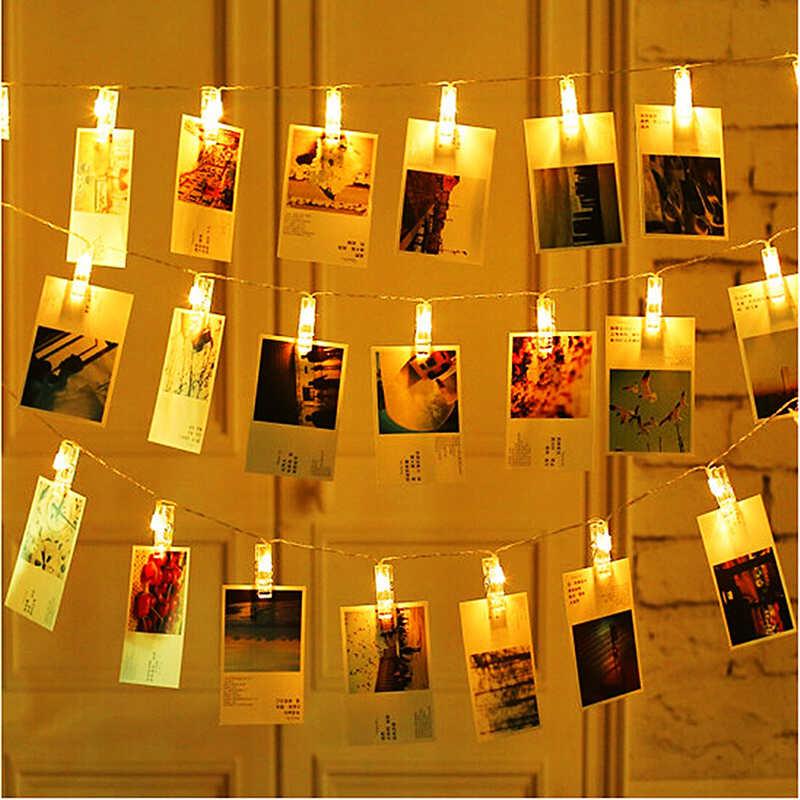 3M LED Hearts Photo Clip String Lights - Image 4