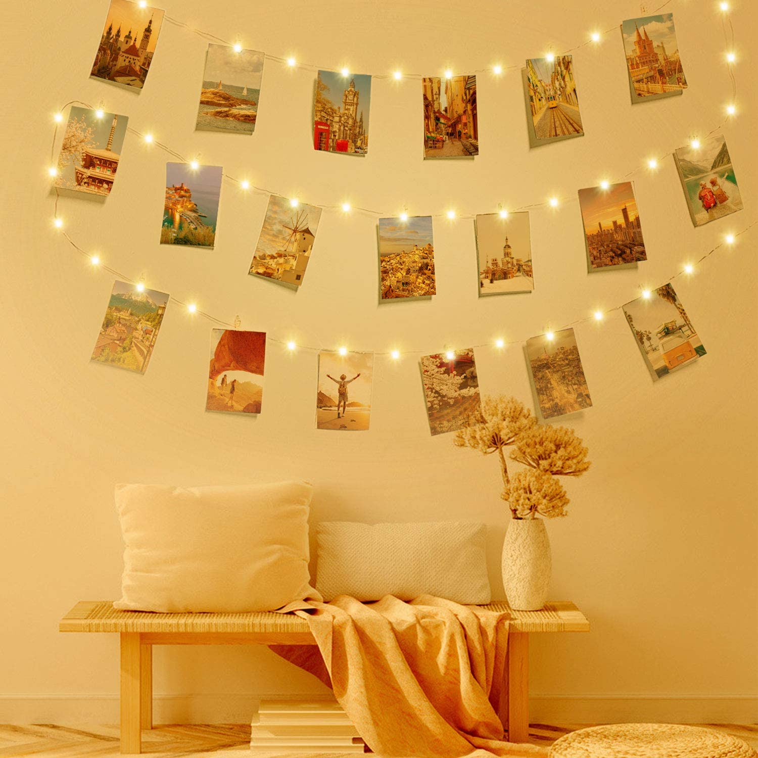 10M 50 LED Photo Clip USB LED String Lights