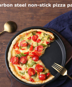 Alternative view of Carbon Steel Non-stick Kitchen Round Pizza Plate