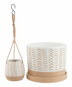 Alternative view of 6/12inch Nested Planters Flower Pot For Indoor Plants,  2-Pack