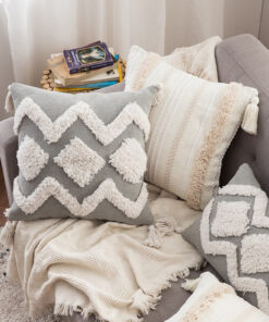 Boho Throw Morocco Tassel Pillow Case 45X45cm