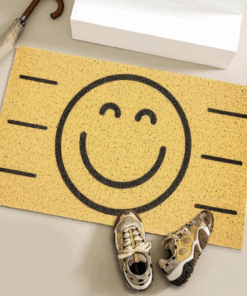 Creative Smiley Face Home Door Mat