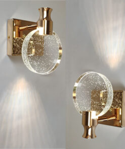 Alternative view of Modern Crystal Wall Lamp Led Lighting Luxury Glass