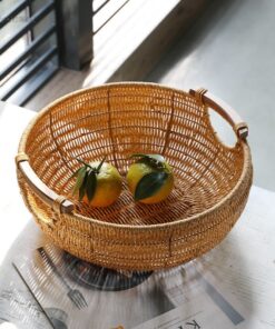 Creative Vine-Weaving Fruit Storage Basket