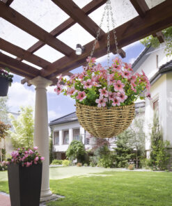 Alternative view of Garden Hanging Wicker Rattan Planter Plant for Home Decor