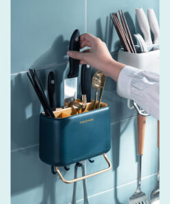 Alternative view of Kitchen Storage Holder Spoon Fork Chopstick Tableware Organizer Drainer Rack