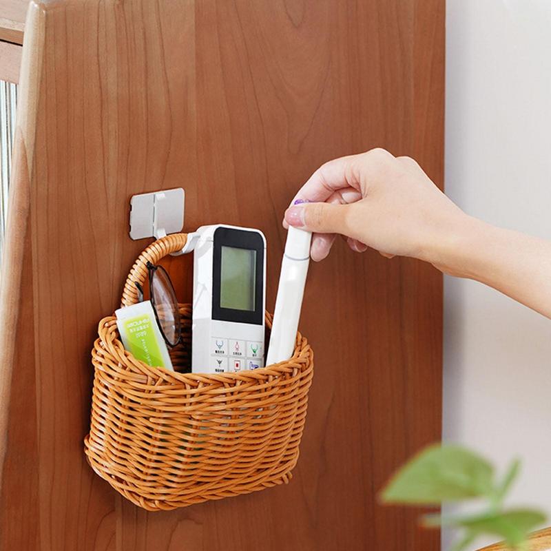 Handwoven Fruit Vegetable Wall Hanging Basket - Image 5