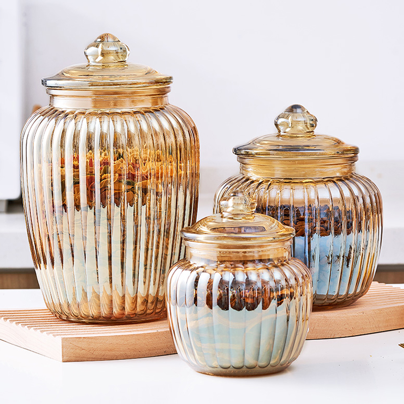 Household Airtight Jar Food Grade Storage Glass Bottle Pickle Jar - Image 6