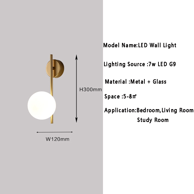 Modern Indoor LED Wall Lamp for Bedroom with 9W G9 Bulb - Image 7