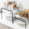 Iron Kitchen Storage Rack Closet Shelf Dish Drying Rack