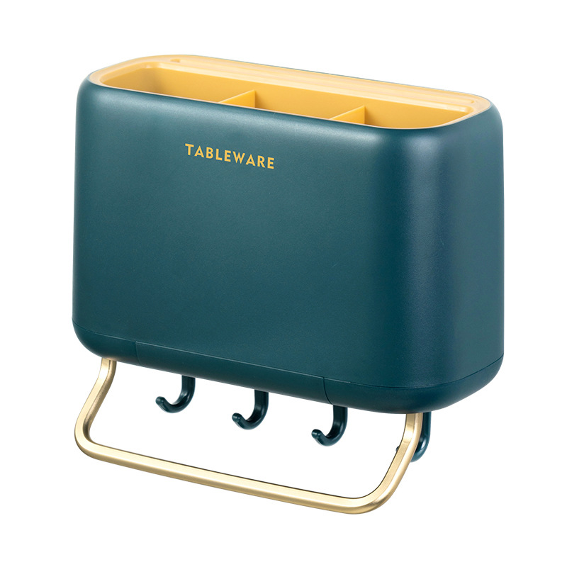 Kitchen Storage Holder Spoon Fork Chopstick Tableware Organizer Drainer Rack - Image 3