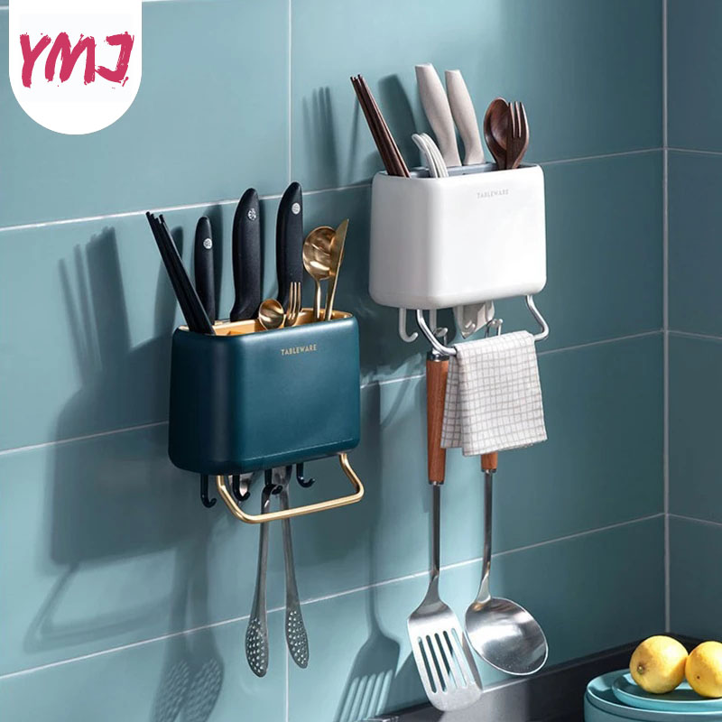 Kitchen Storage Holder Spoon Fork Chopstick Tableware Organizer Drainer Rack - Image 4