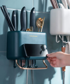 Kitchen Storage Holder Spoon Fork Chopstick Tableware Organizer Drainer Rack