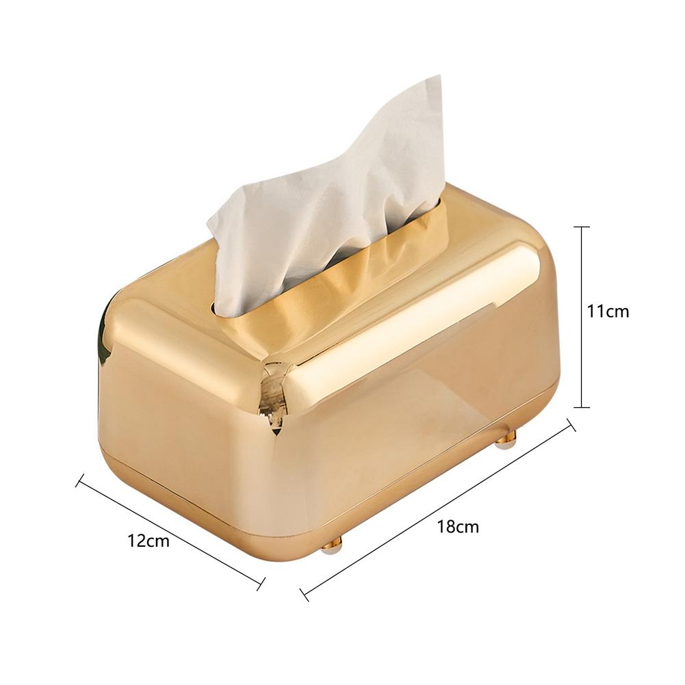 Luxury Golden Tissue Holder Kitchen Tissue Box - Image 6