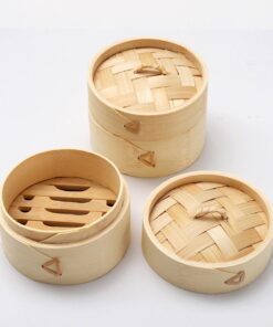Mini Bamboo Dumpling Steaming Set