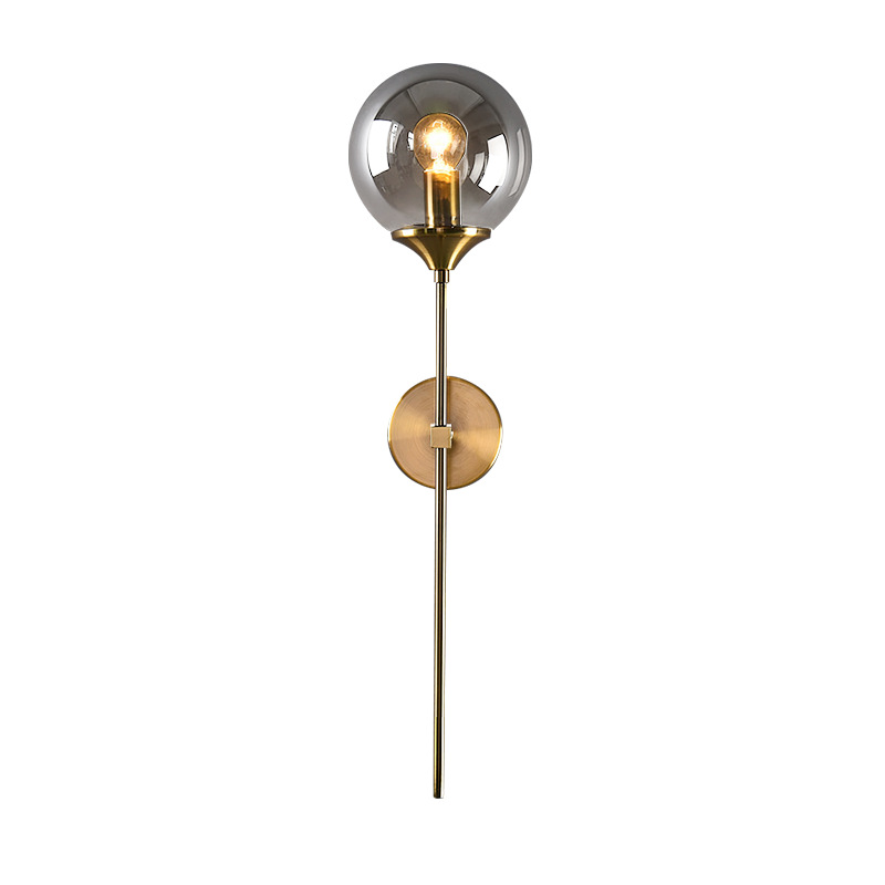 Modern Glass Wall Lamp Creative Golden Sconces Lighting - Image 2