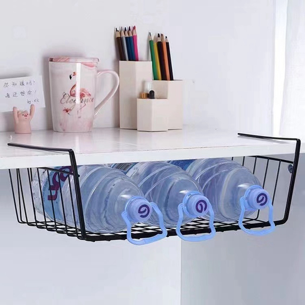 Multifunction Metal Iron Kitchen Organizer Shelf Desk Cabinet Storage Rack - Image 2