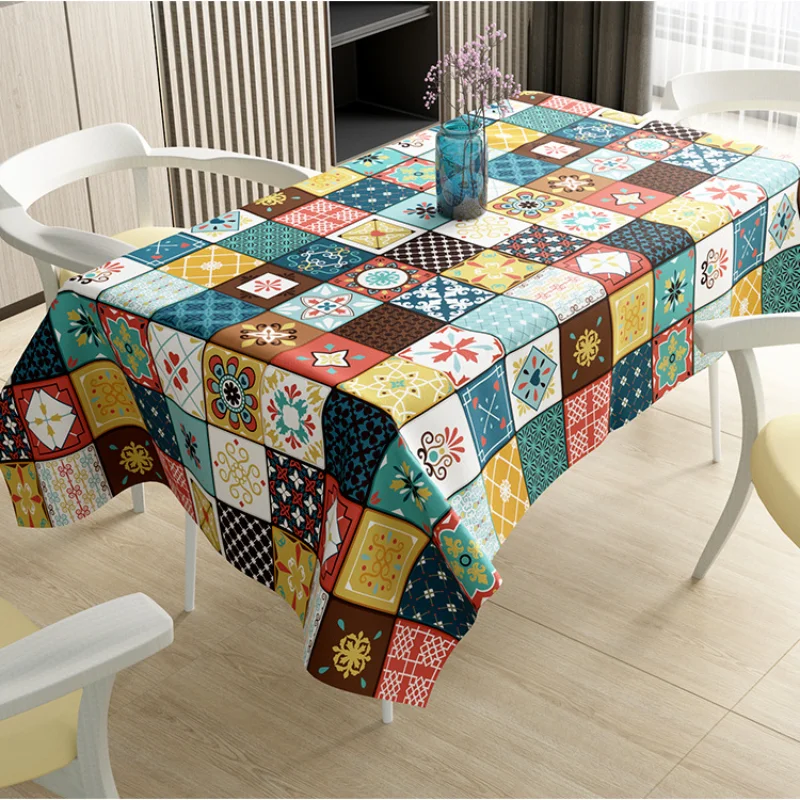 Mandala Ethnic Style Digital Printing Tablecloth