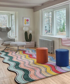 Alternative view of Cute Decoration Rainbow Soft Fluffy Area Rug