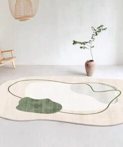 Nordic Style Heterogonal Living Room Rug