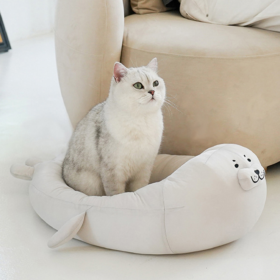 Seal Kennel Small Dog Cat Bed - Image 3
