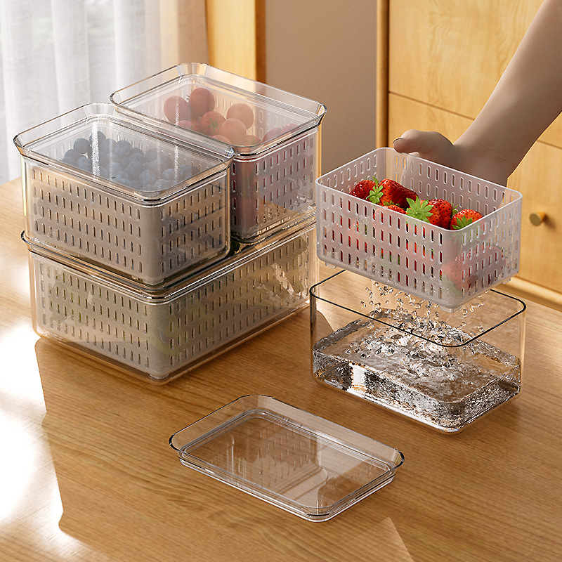 Refrigerator Drain Box Kitchen Food Storage Box - Image 3