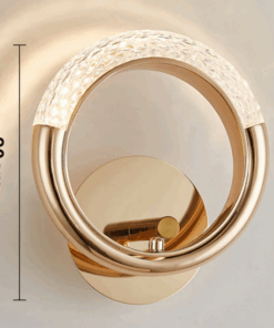 Alternative view of Modern Oval Crystal Wall Lights Indoor Lighting