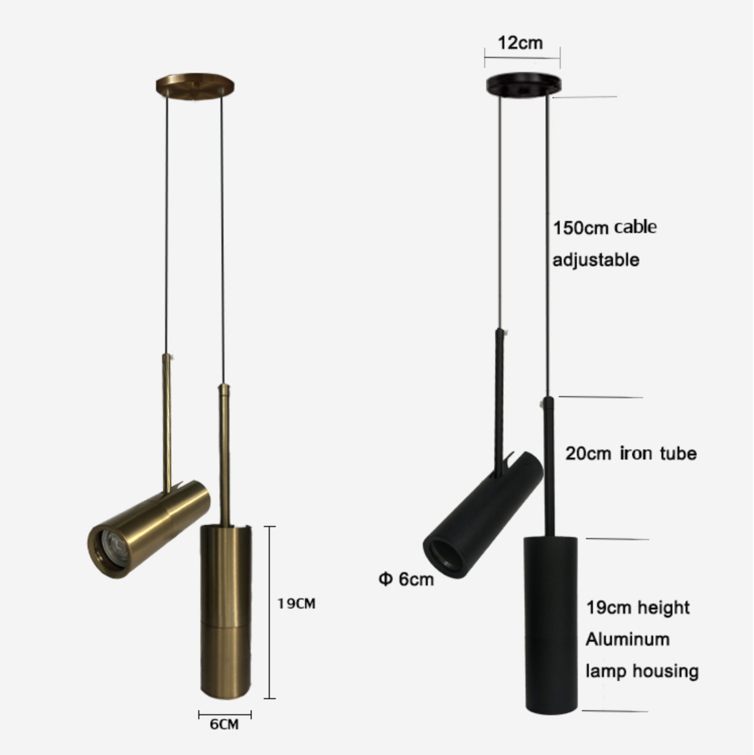 Nordic Minimalist Pendant Light Black Chandelier - Image 4