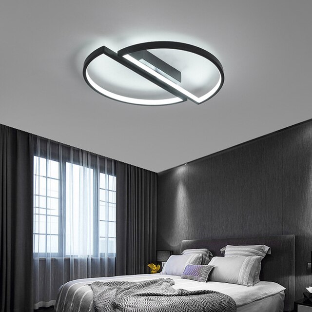 Modern LED Semicircle Ceiling Lamp