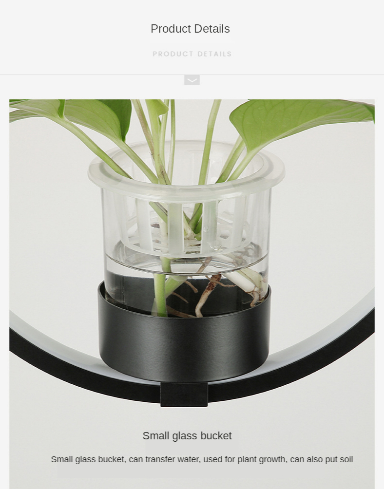 Hanging Ceiling Plant Pendant LED Light Pot for Decoration - Image 6