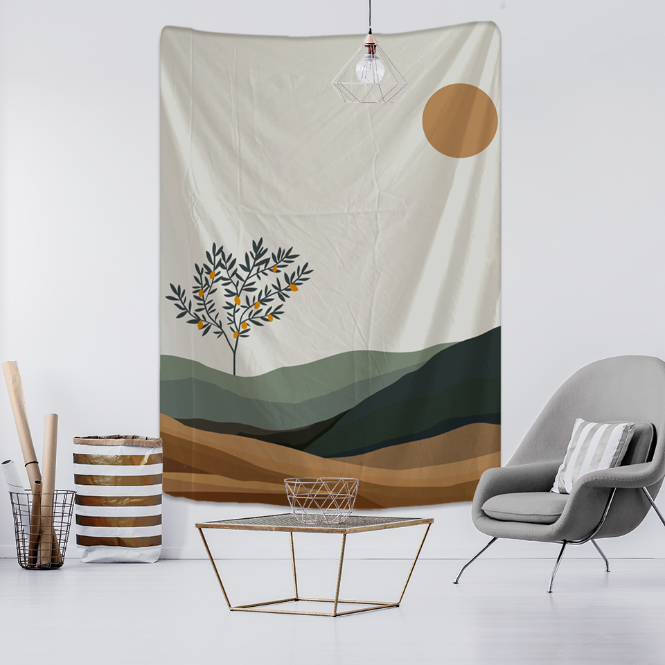 Scenery Art Bohemian Wall Hanging Tapestry - Image 2