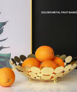 Simple Modern Metal Fruit Basket Creative Vegetable Tray