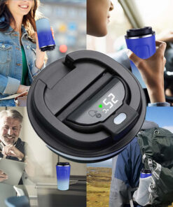 Alternative view of Smart Thermos Temperature Display Insulated Vacuum Flasks Tumbler