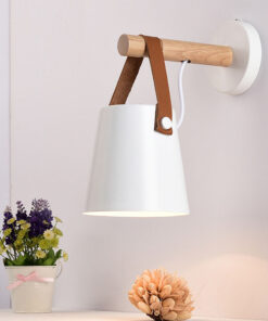 Alternative view of Wooden Sconce Wall Lamp