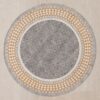 Round Rug 4X4 Feet Size, Cotton Rug, Office Rug, Floor Rug, Kitchen Rug