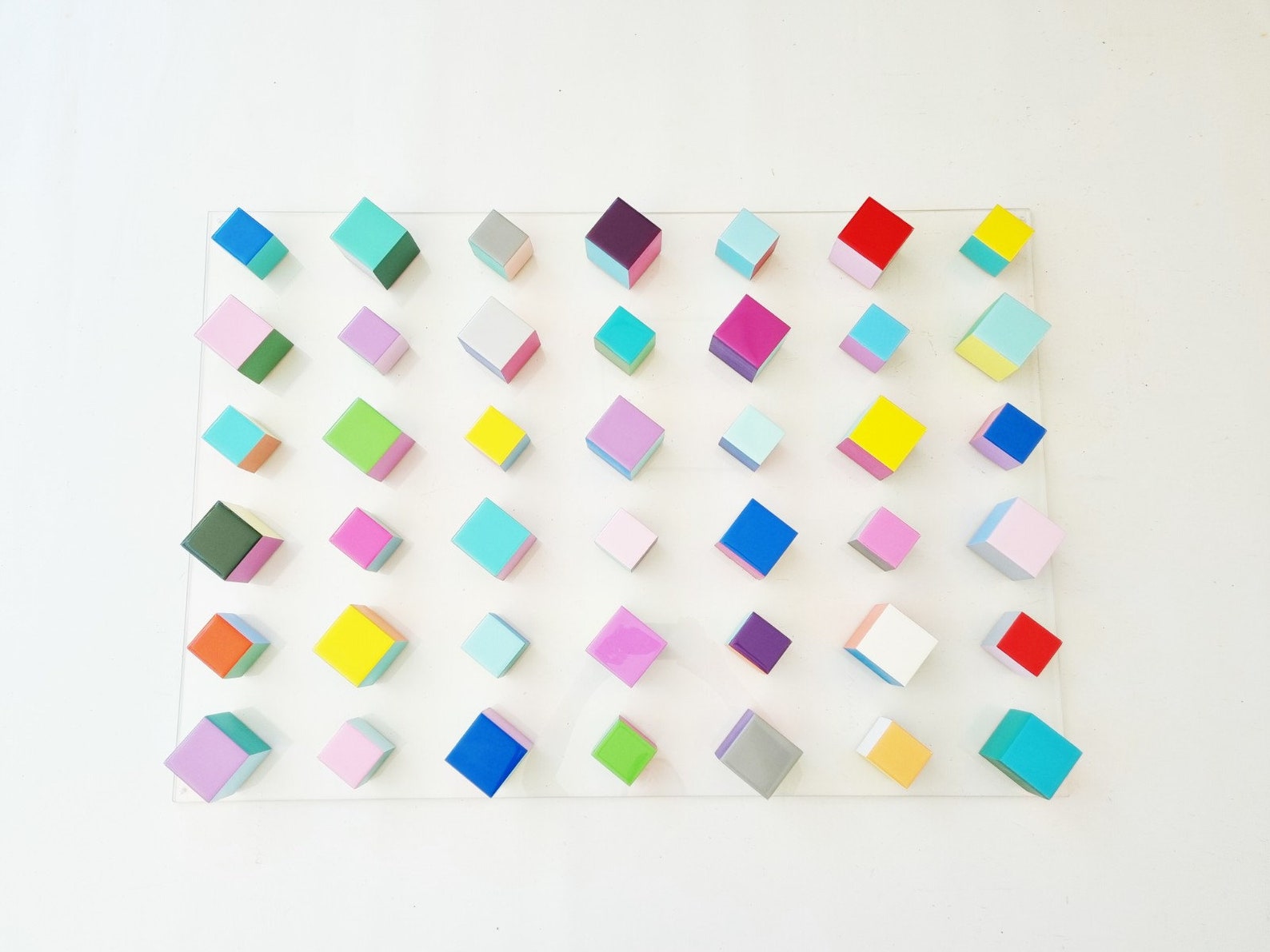 Wood Wall Art, Wall Hanging. Colorful Home Decor - Image 2