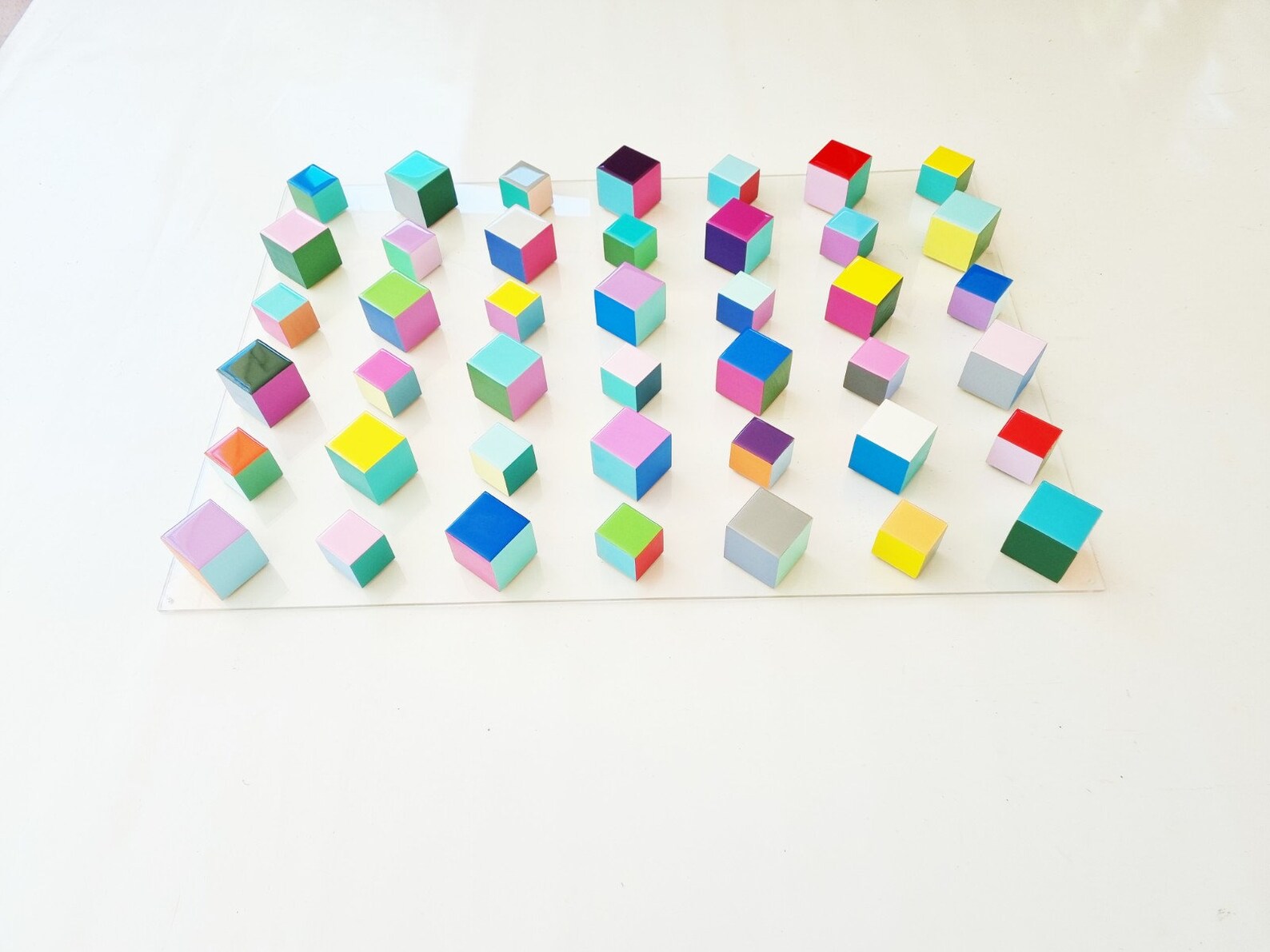 Wood Wall Art, Wall Hanging. Colorful Home Decor - Image 4