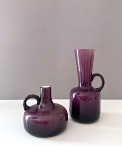 Friedrich Glas Vases Pop Art Glass Vase Violet