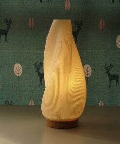 Alternative view of Art Deco Table Lamp - Retro Design Light for Bedroom