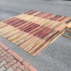 11X11 Boho Patchwork Kilim Rug , Retro Handmade Rug , 10'9" X 11'1" Oversize Turkish Rug R7095F66
