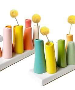 Alternative view of Pooley Unique Ceramic Bud Vase for Flowers