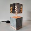 Black Concrete Lamp Desk Lamp, Bedside Lamp Decor