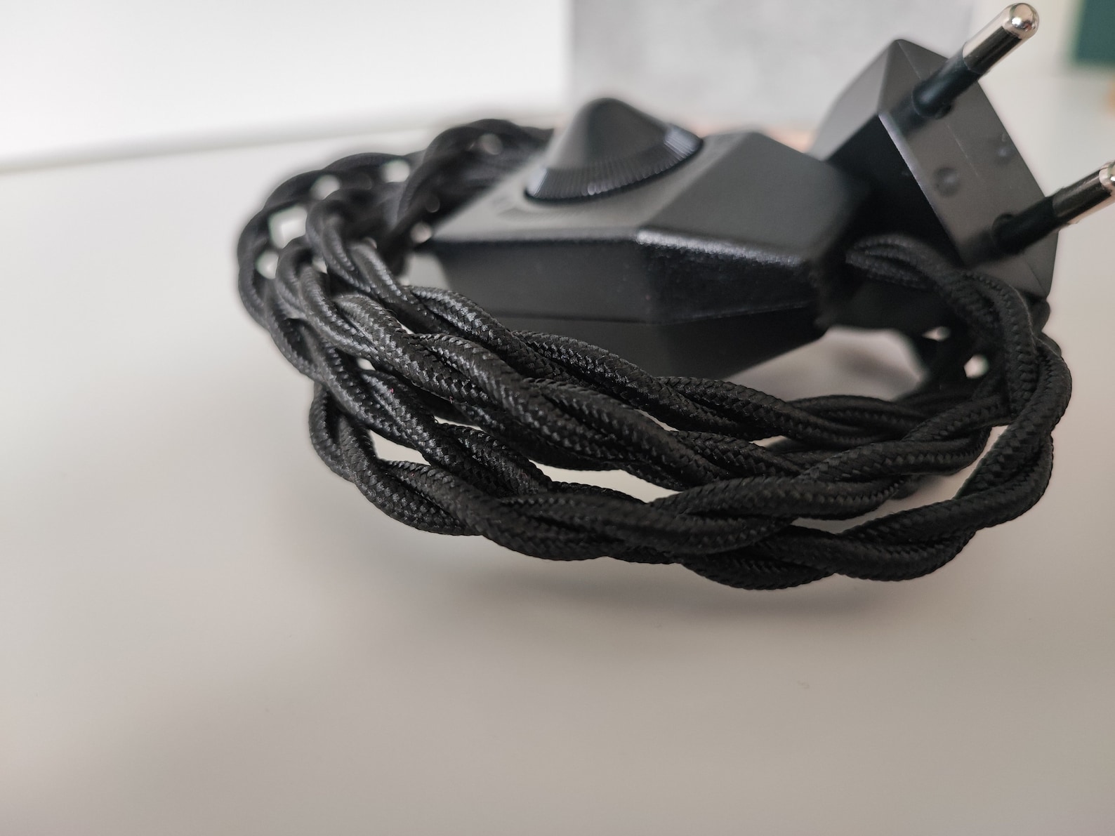 Black Concrete Lamp Desk Lamp, Bedside Lamp Decor - Image 4