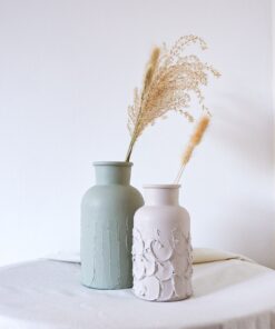 Kombinera Collection Textured Vase Scandinavian Boho Style