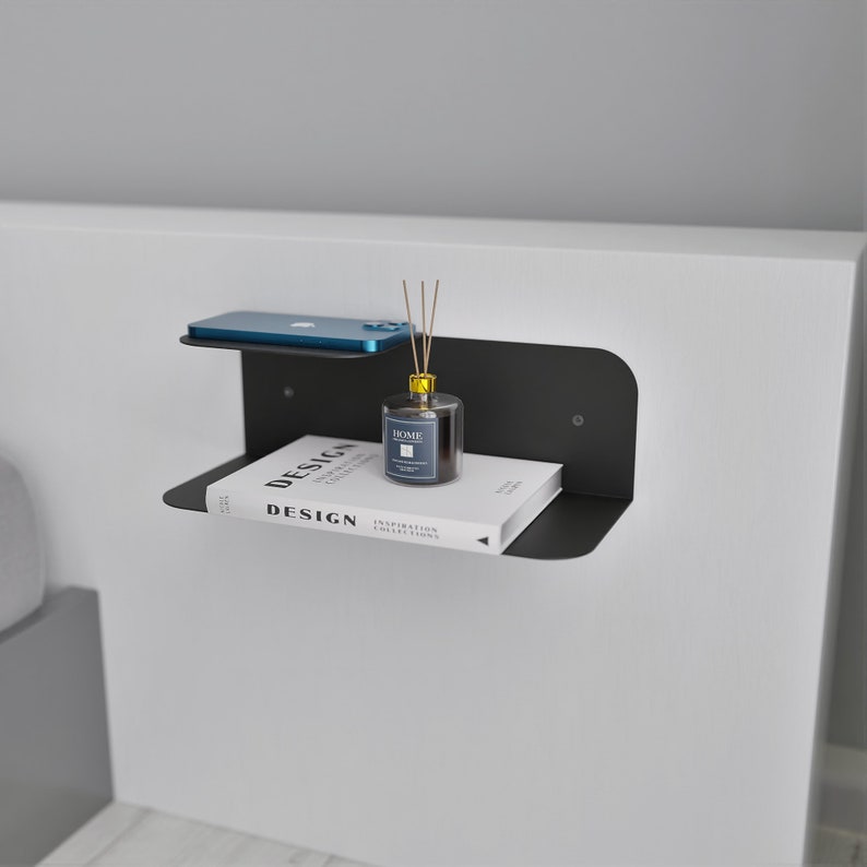Minimalist Floating Nightstand, Floating Bedside Table - Image 2