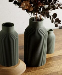 Alternative view of Green Vase Sleek Design Original and Striking Decor