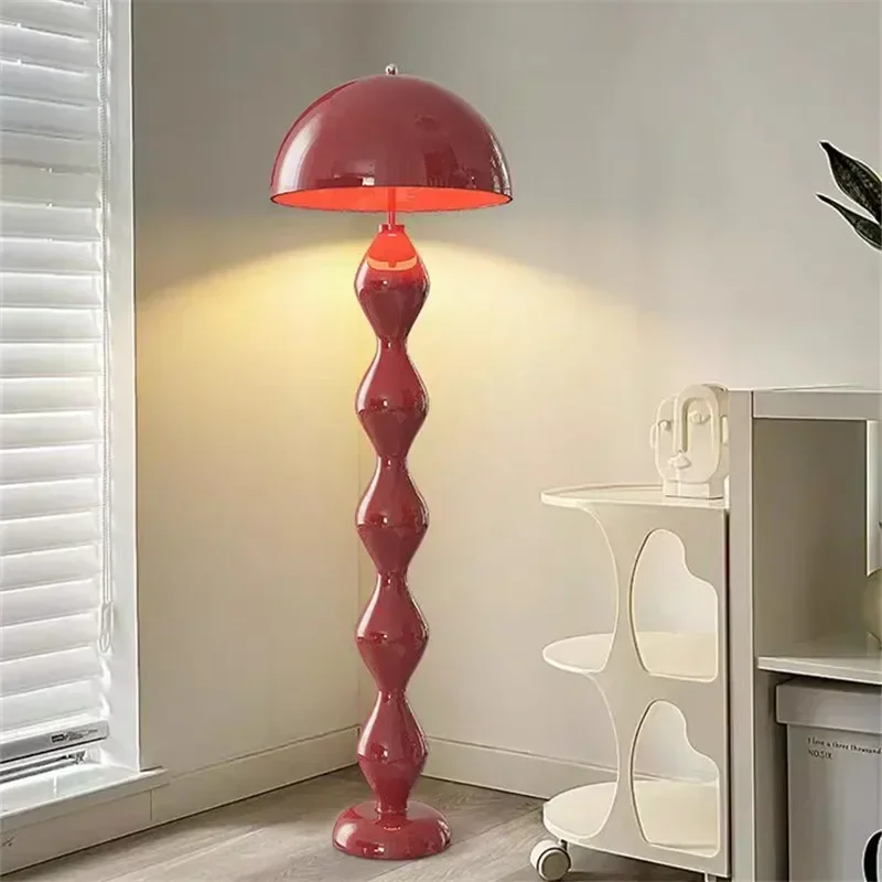 Nordic retro mushroom floor lamp creative LED lamp living room bedroom bedside table hotel room decoration color desk lamp - Image 4